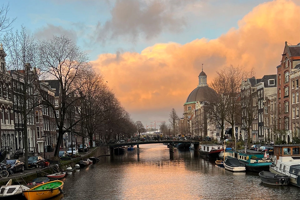 Canal in Amsterdam