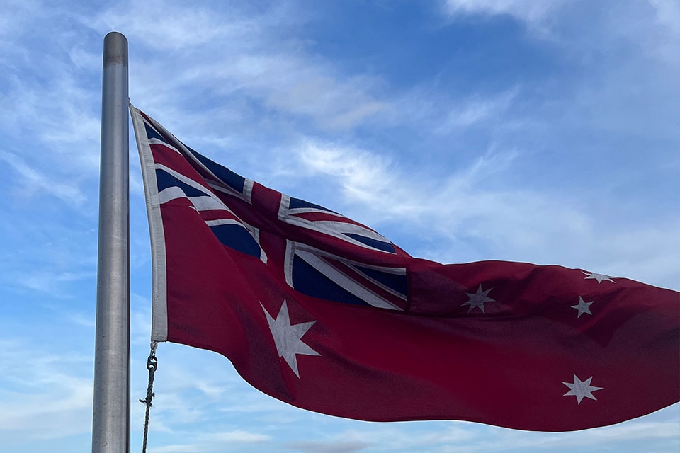 The Australian Red Ensign Flag