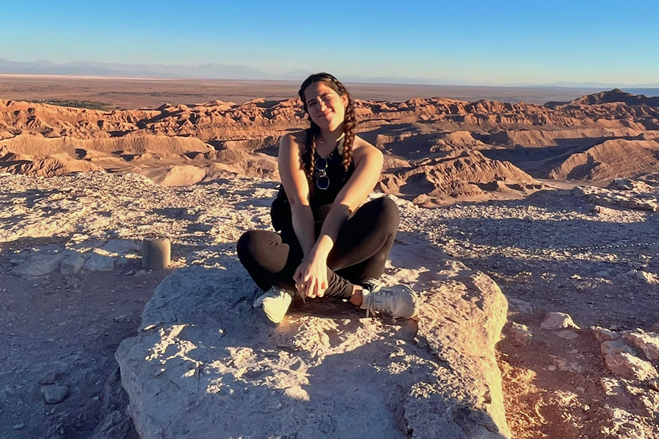Bella DeShayes in Atacama, Chile