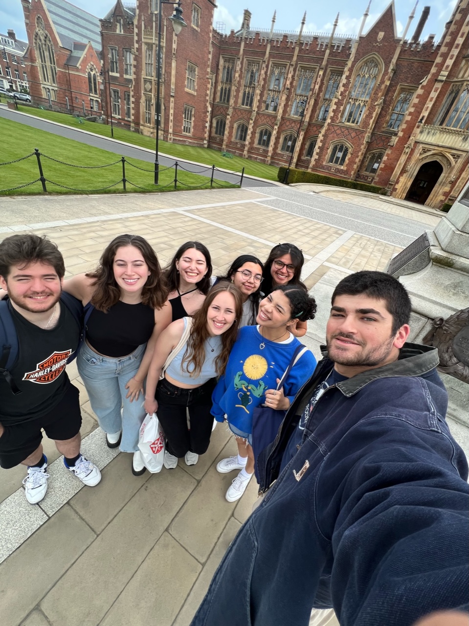 Kamille Tracy and friends at QUB