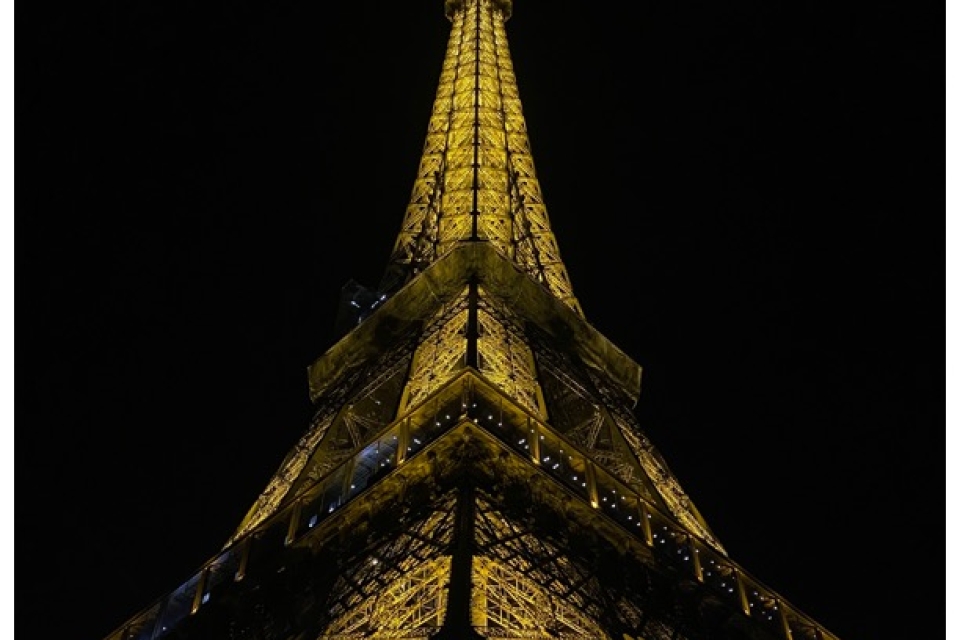 A beautiful view of the Tour Eiffel 