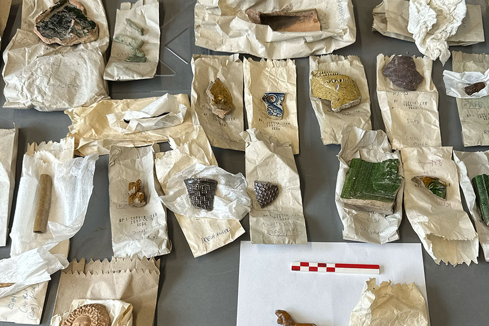 Archeological finds at the Budapest History Museum