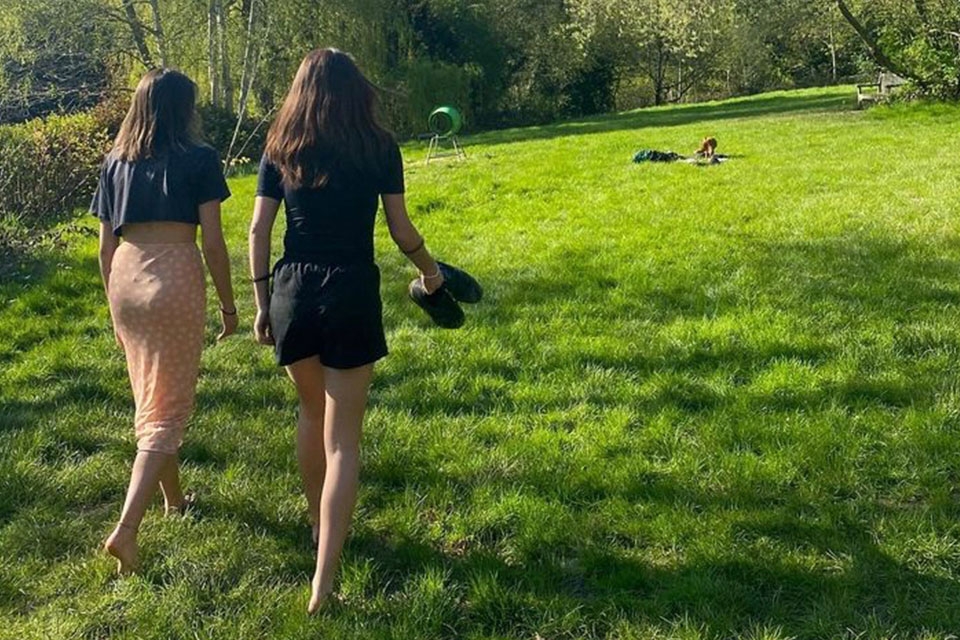 Taja and friends in London