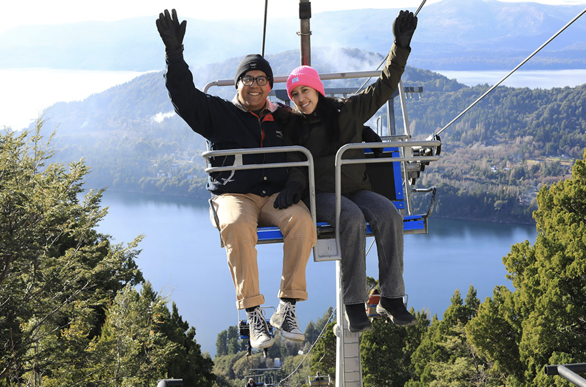 Emma Ramos on the Cerro Campanario Mountain