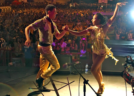Salsa Dancers at the Word Salsa Festival in Cali, Colombia