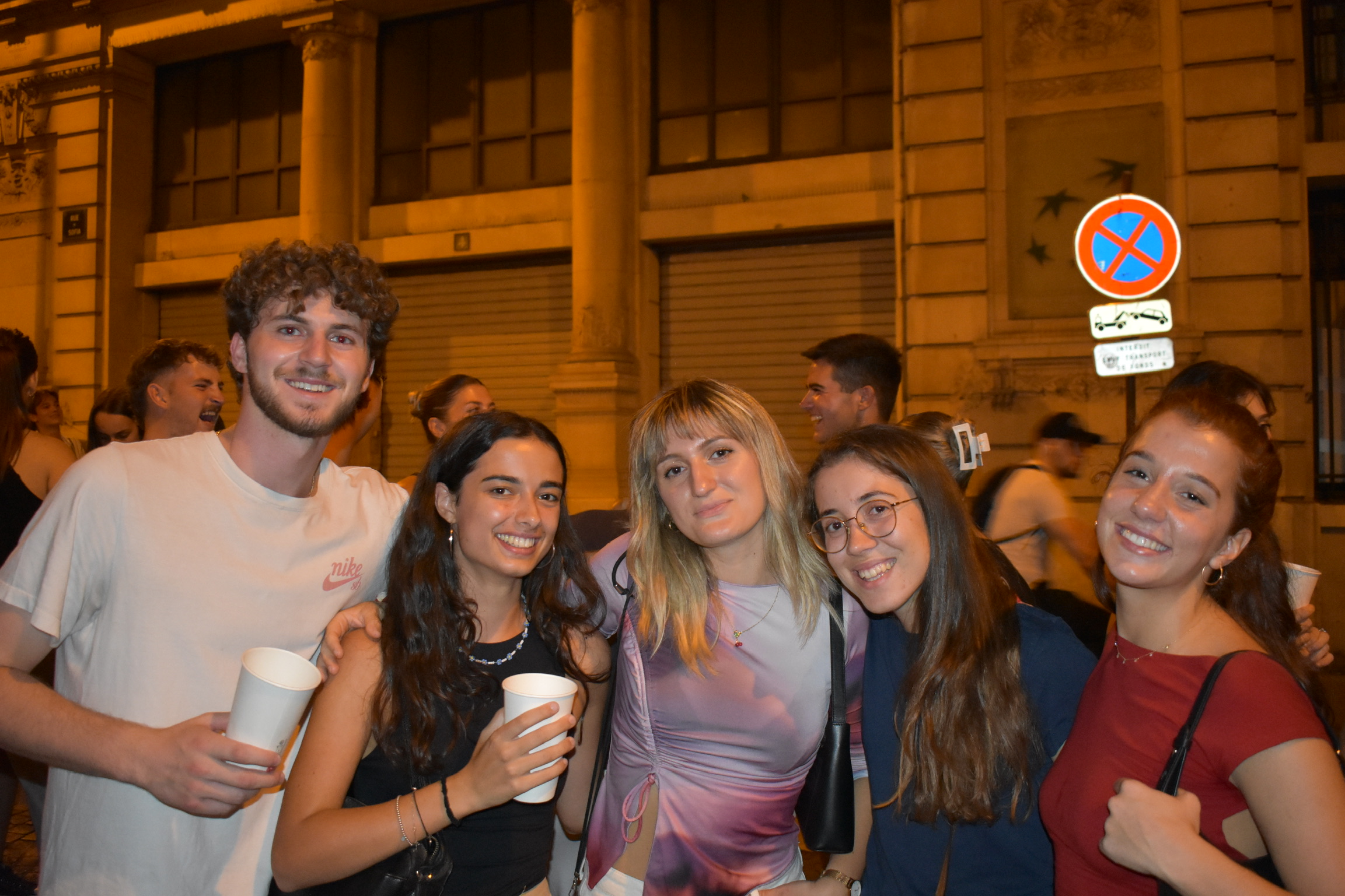 Stephen Shaw and friends on the street