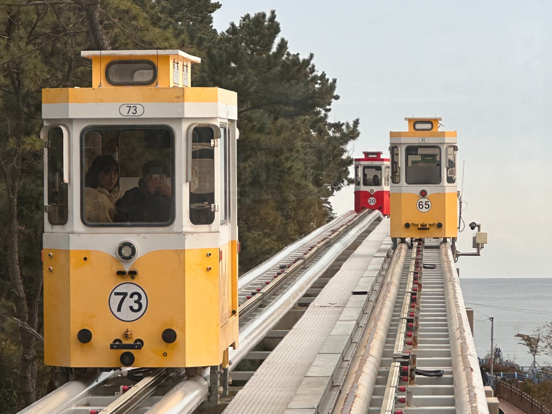 Mono rail in South Korea Mono rail in South Korea