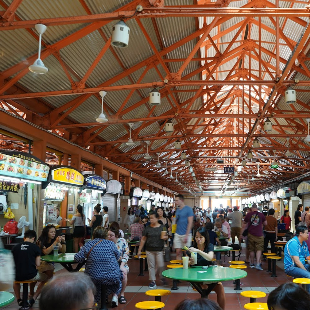 Hawker stalls in Singapore
