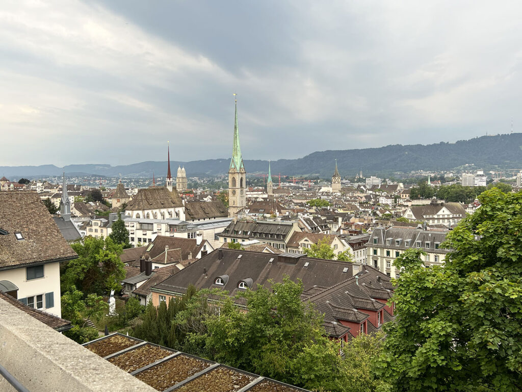 view from Margaret's flat