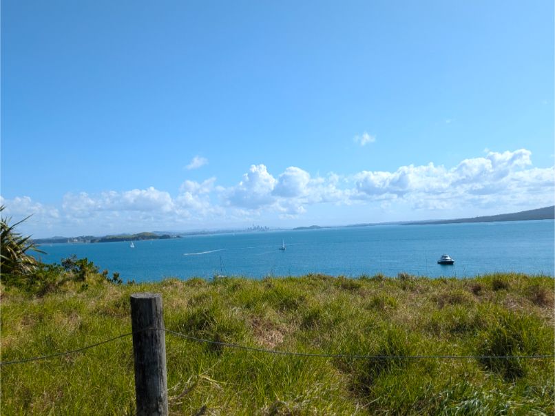 view of the sea from Auckland
