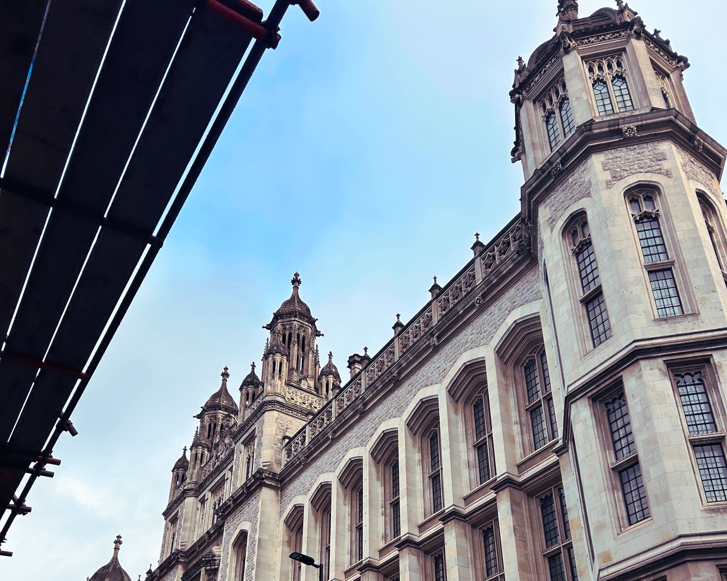 view of library building in London