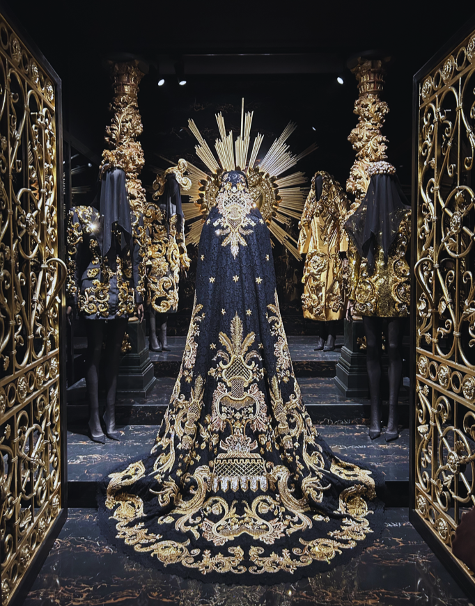 Dolce & Gabbana dress in the exhibition show room 