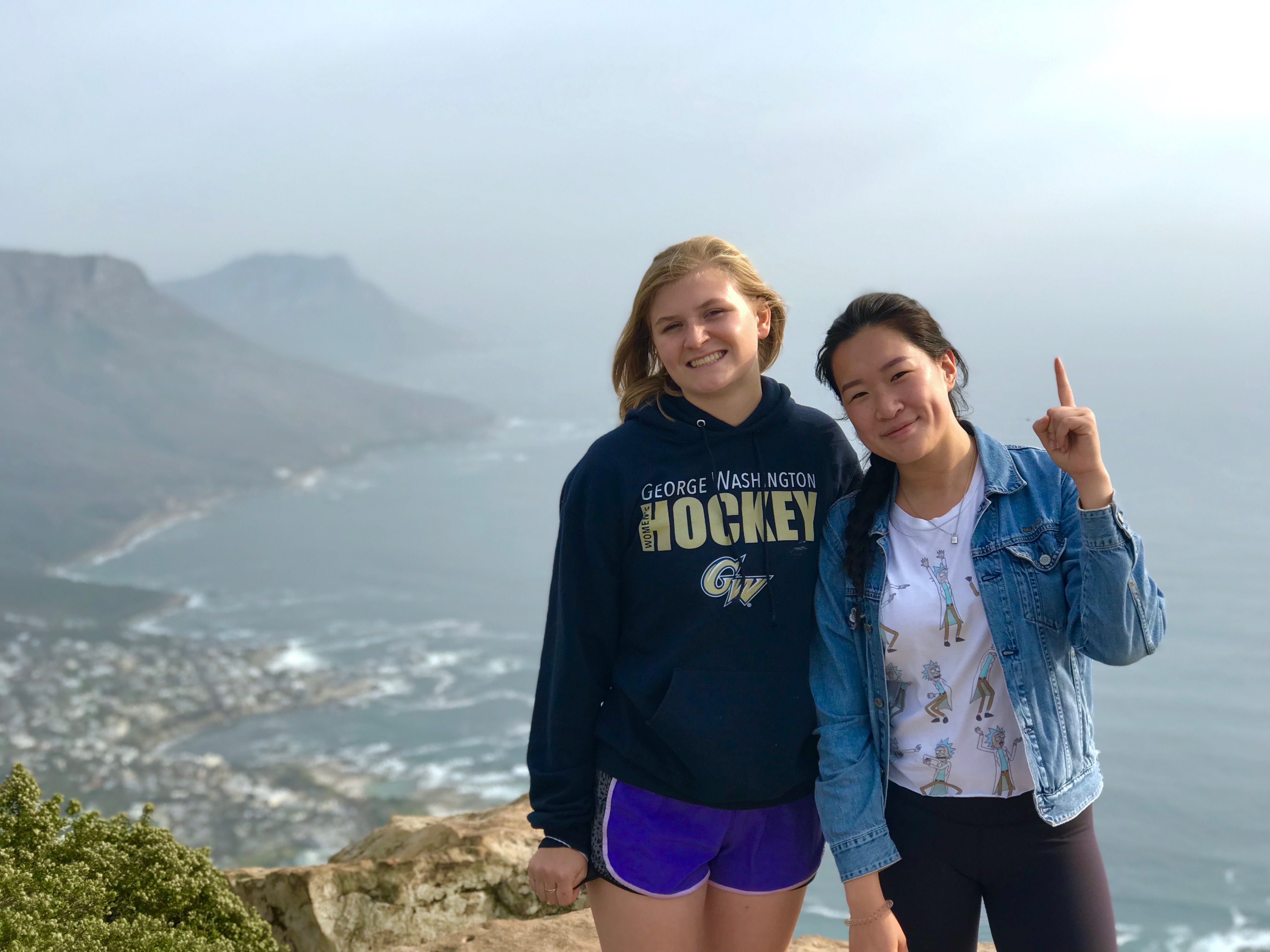 Audrey Yang and Libby Lukens - Lions Head, Cape Town