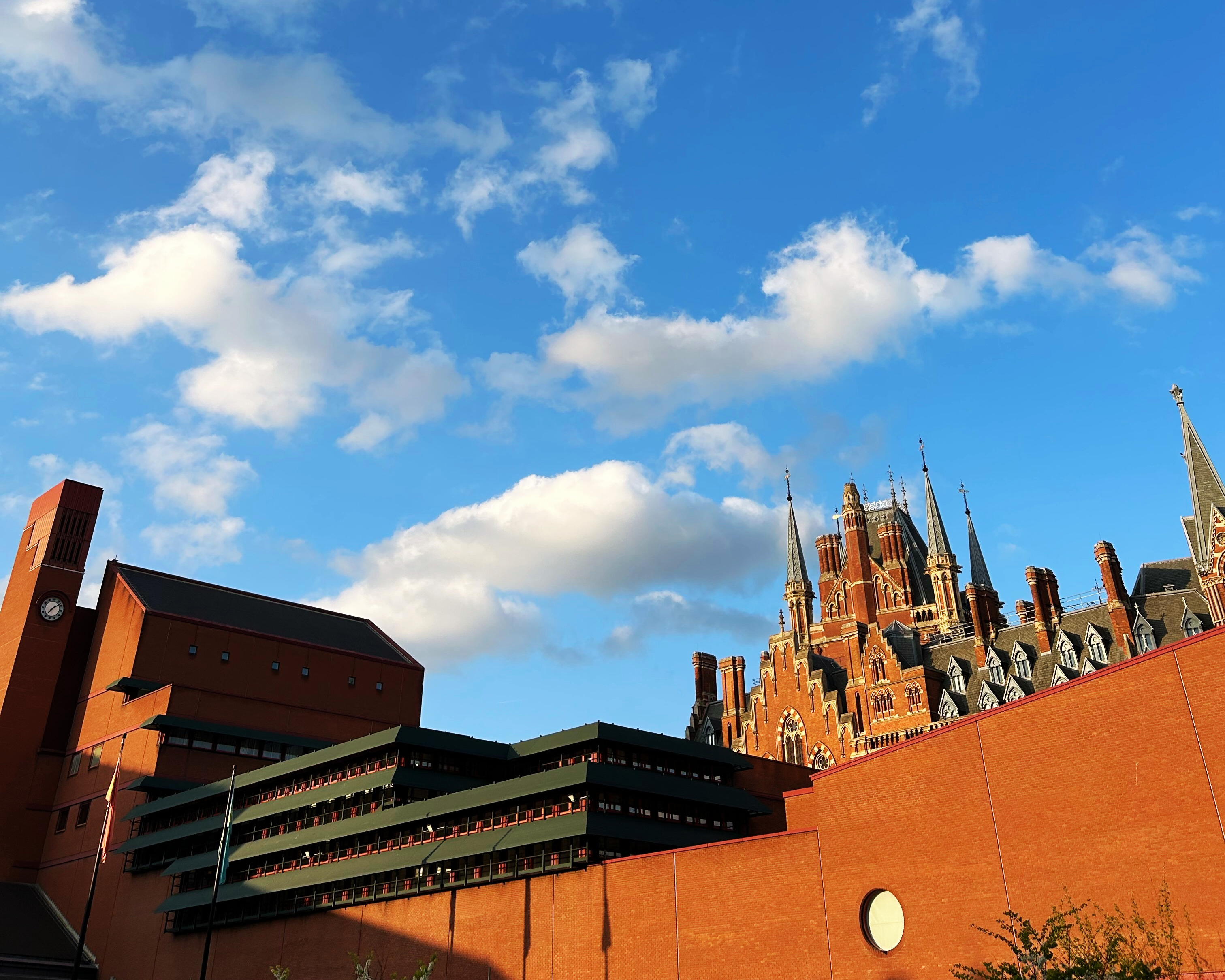 view of The British Library in London