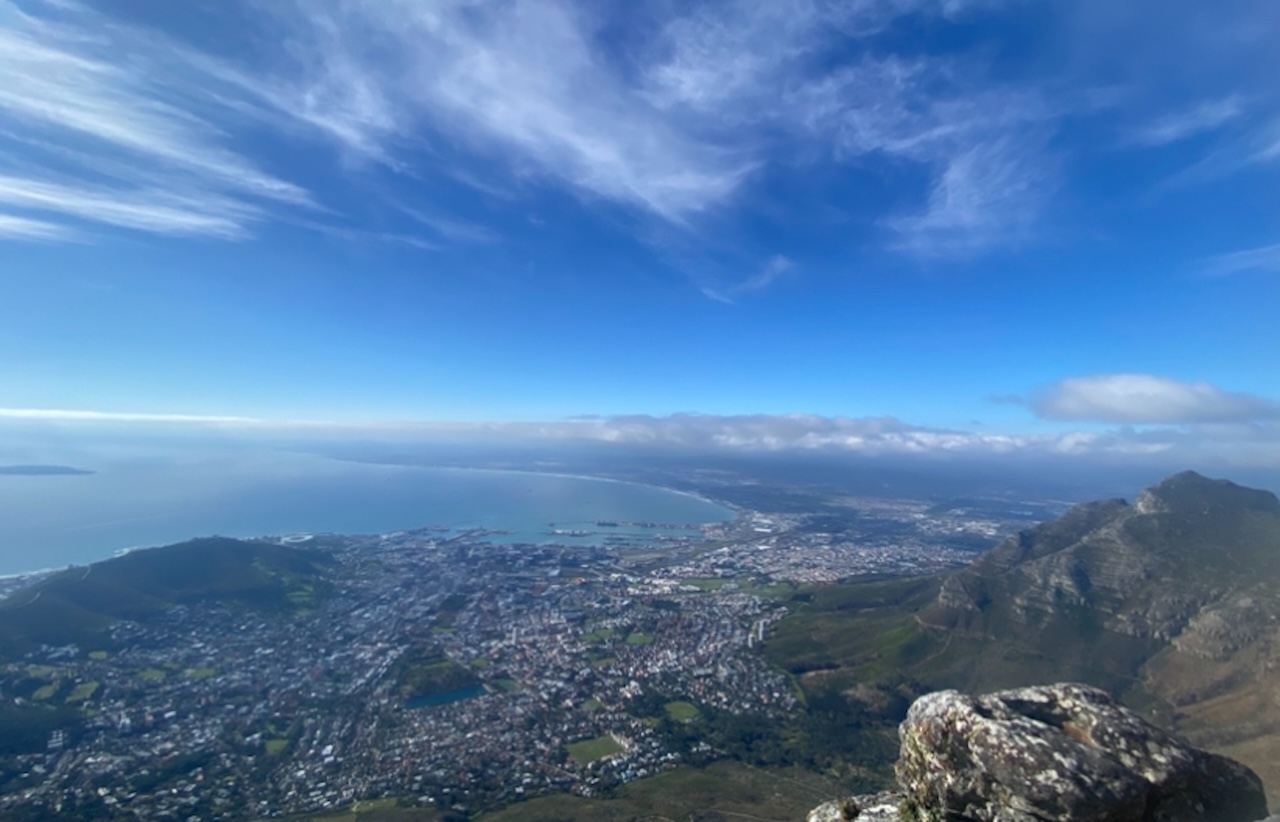 View of Cape Town from Table Mountain