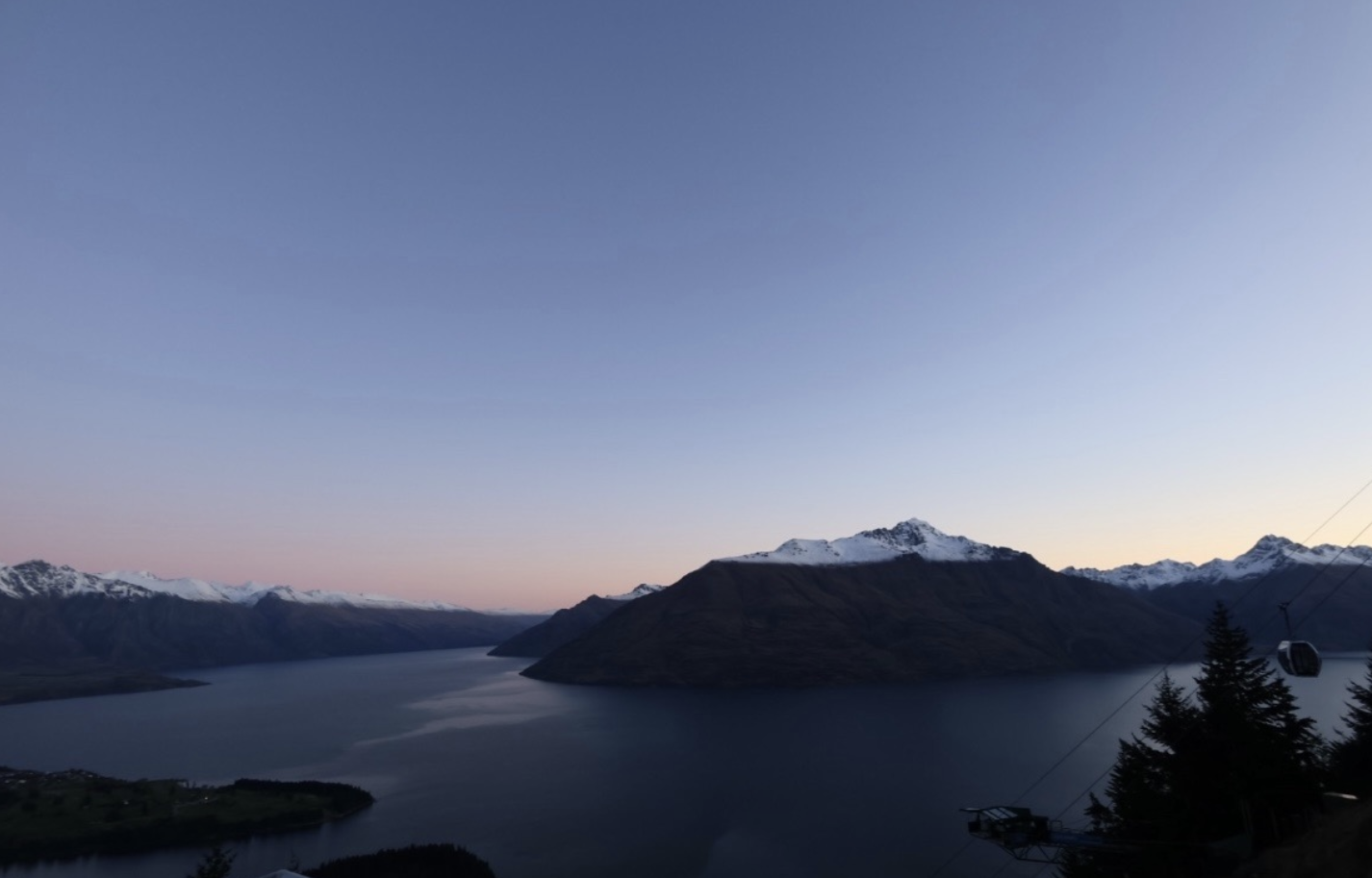 view of mountains in New Zealand