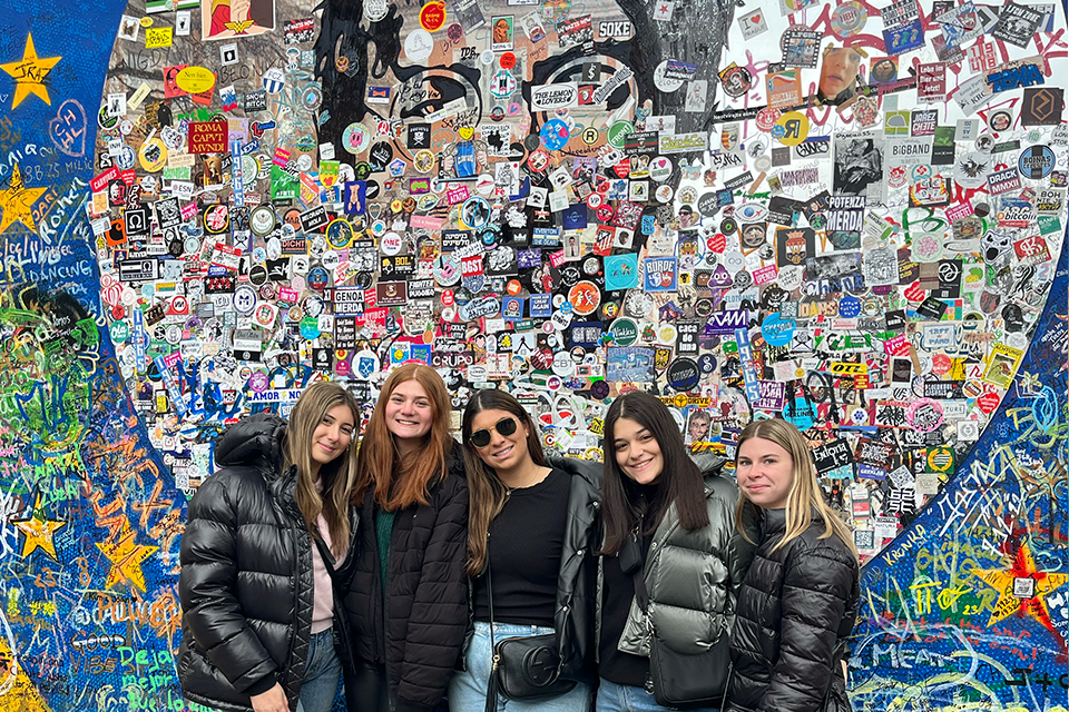 Alex and friends in Prague