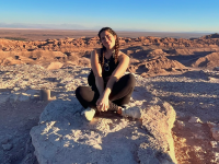 Bella DeShayes in Atacama, Chile