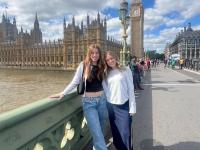 students in front of Big Ben