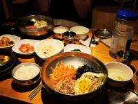 Bibimbap and Banchan(Korean side dishes)