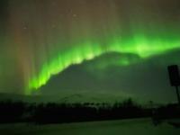 view of the aurora borealis