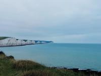 student's view of the ocean overlooking from the cliff