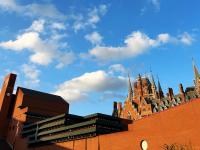 view of The British Library in London