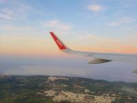 window view from a flight