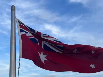 The Australian Red Ensign Flag