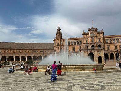 A beautiful plaza in Seville