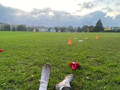 The frisbee field at Auckland University