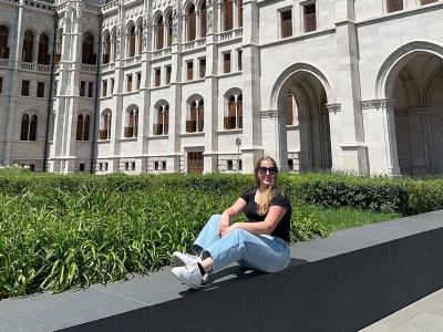 Rachel Loren in Budapest, Hungary