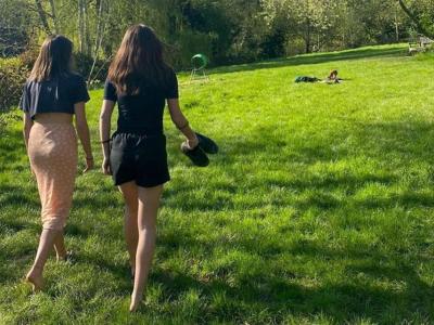 Taja and friends in London
