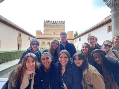 GW Madrid's students and Resident Director