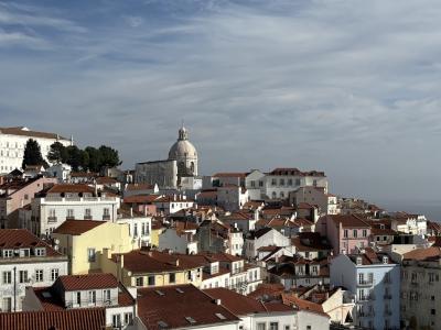 A view of Lisbon, one of Sophie's travel locations