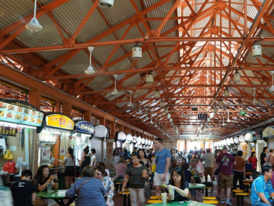 Hawker stalls in Singapore