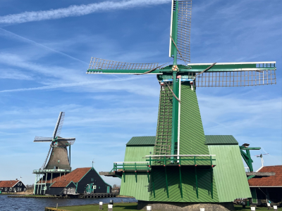 The windmills in Zaanse Schans