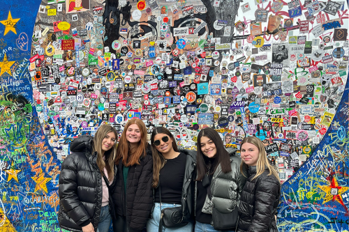 Alex and friends in Prague