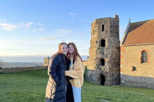 Alex and friend exploring Ireland