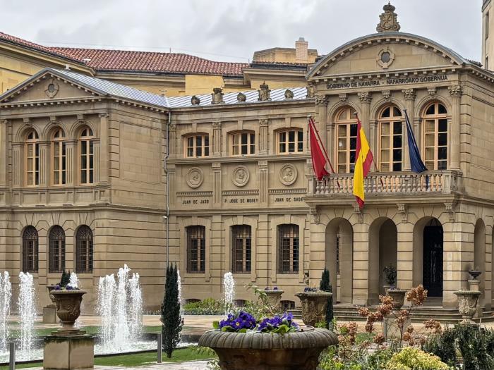 The Navarra Parliament building in Pamplona