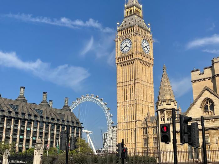 view of Big Ben Clock Tower in London