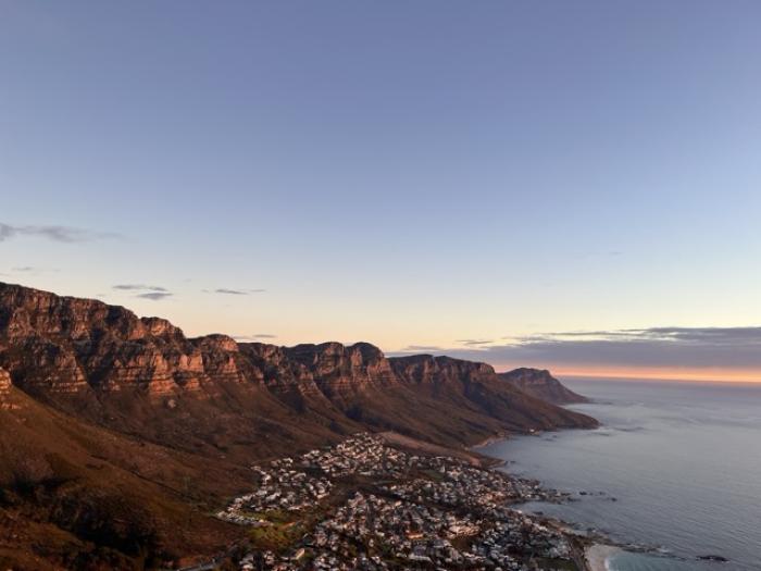 sunset view of Capetown, South Africa