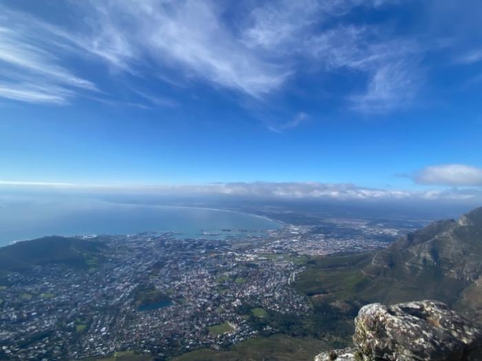 View of Cape Town from Table Mountain