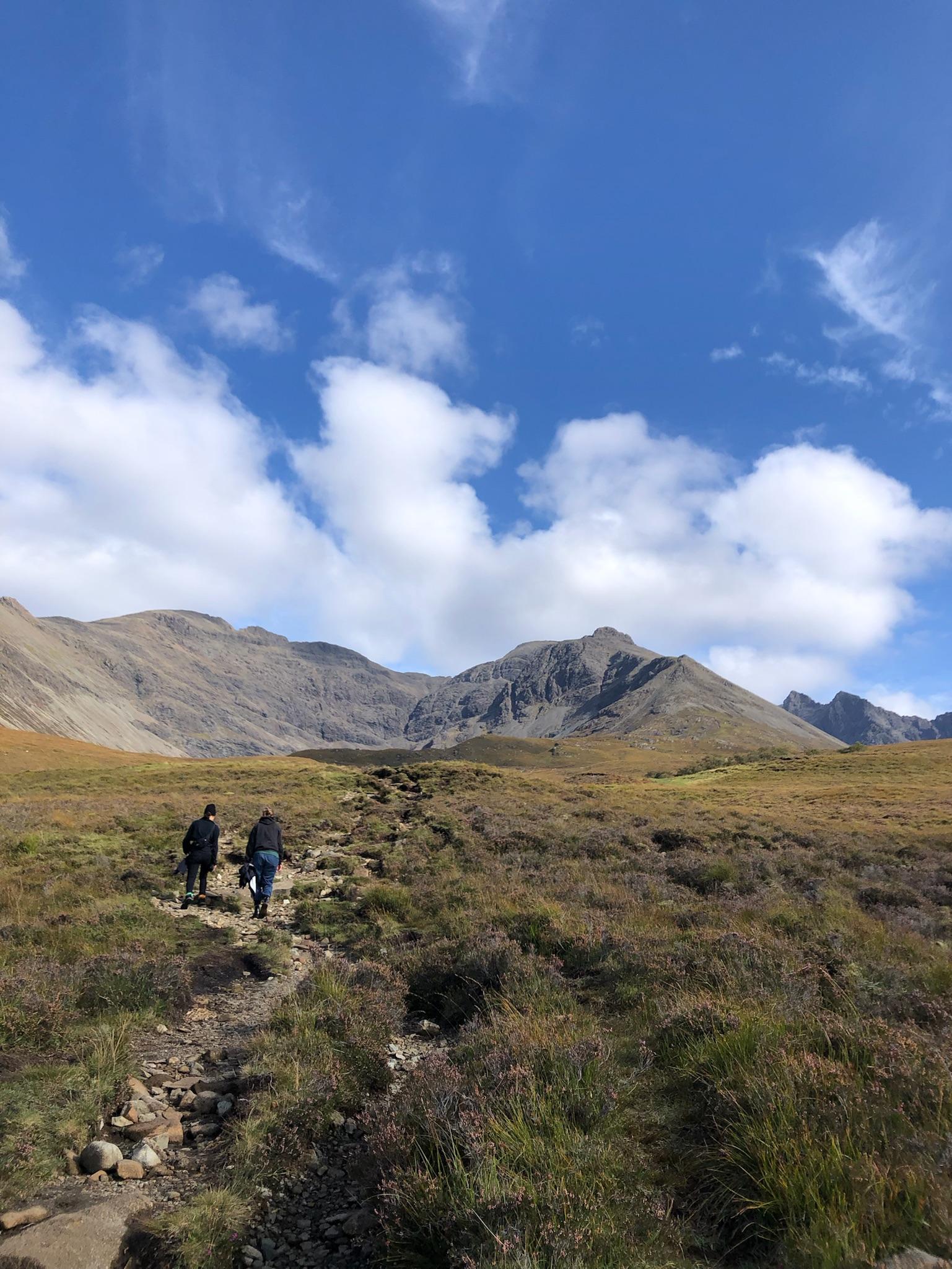 Flora Roy hiking in Scotland