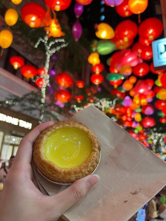 Pastry at a lantern festival