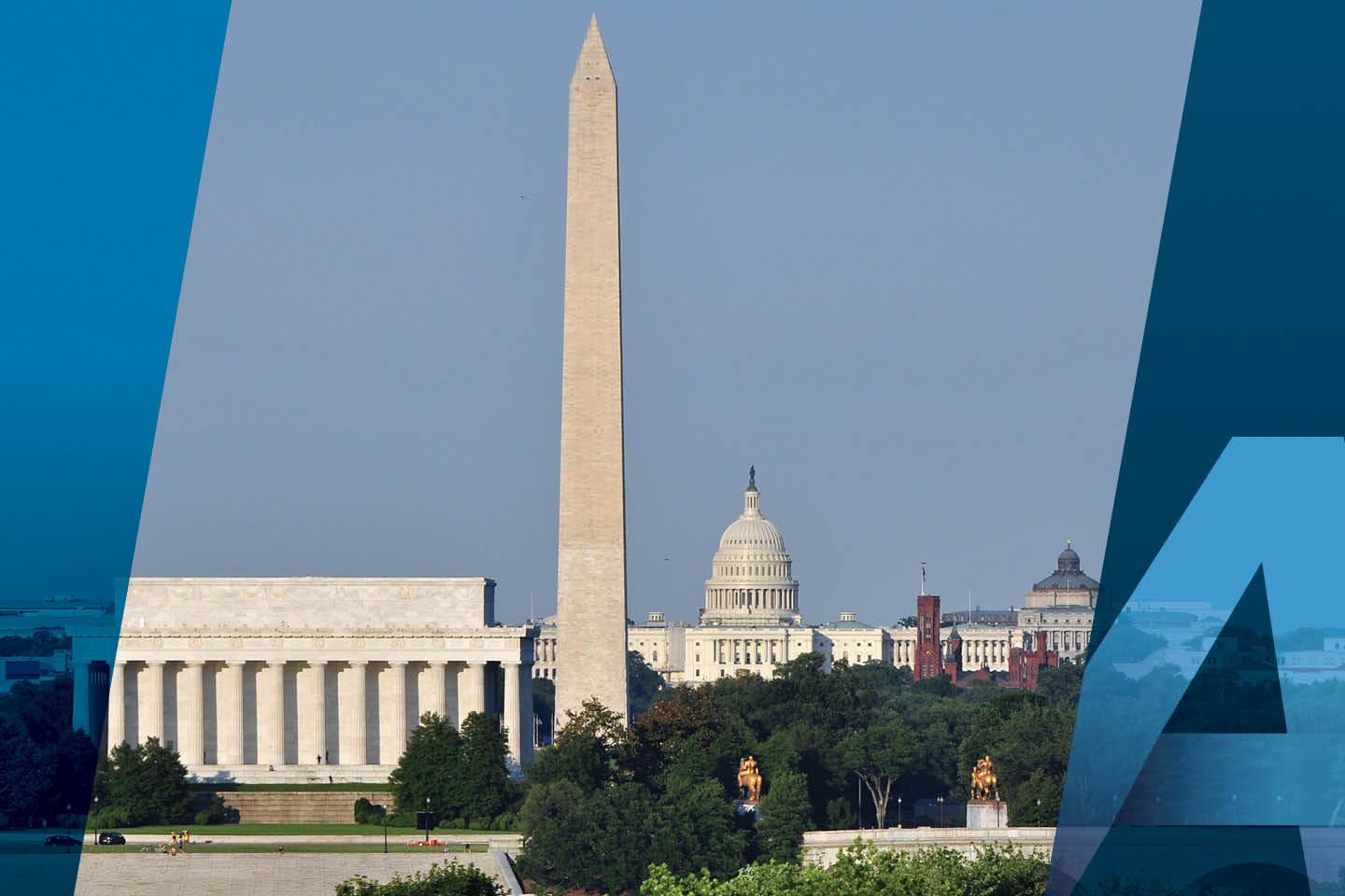 Skyline photograph of Washington, D.C.
